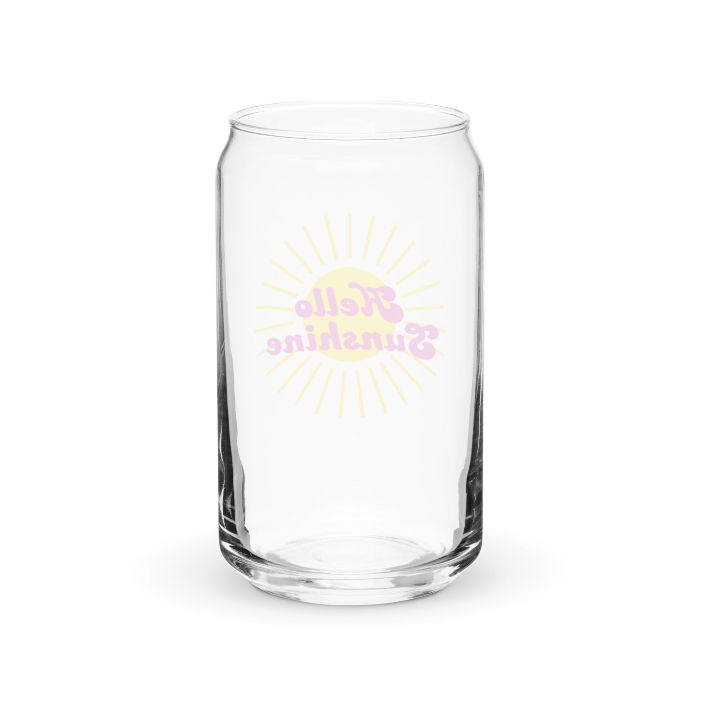 Sunshine Can-shaped glass