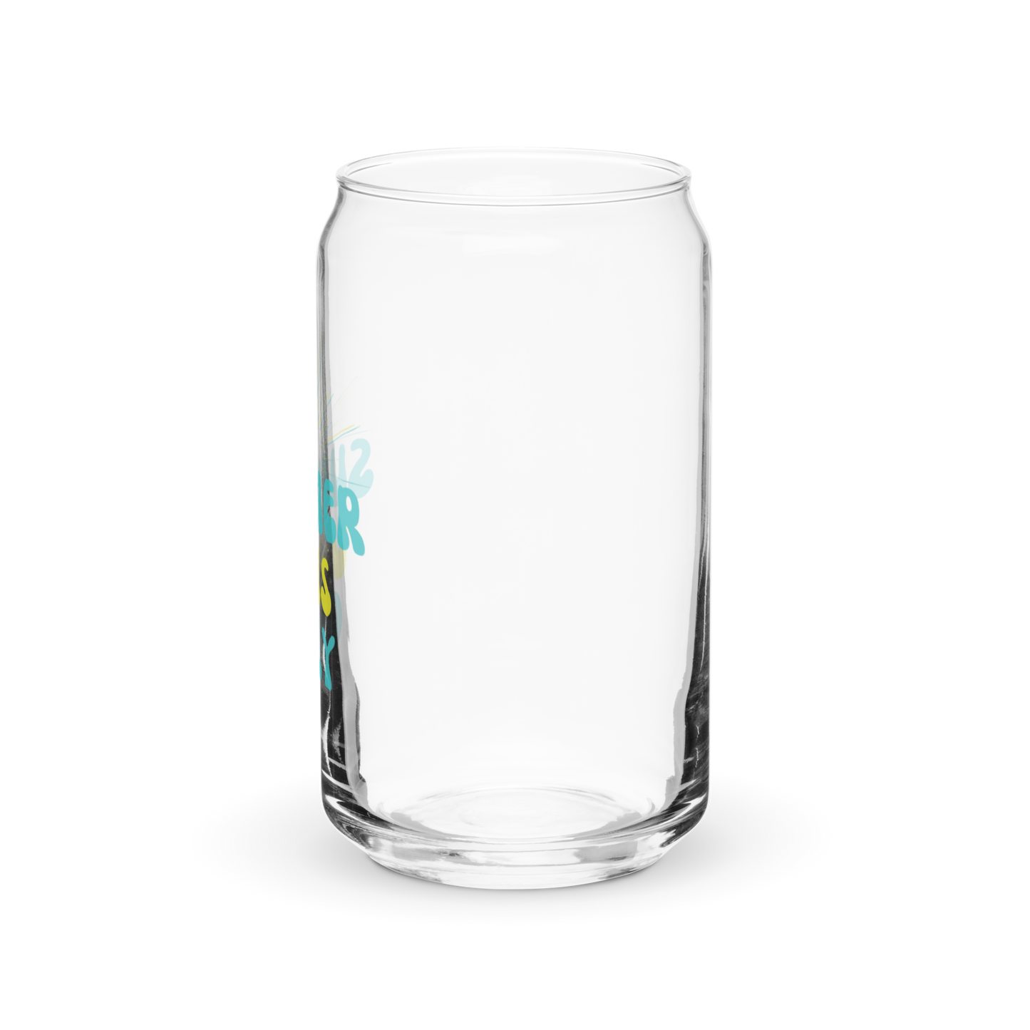 Can-shaped glass